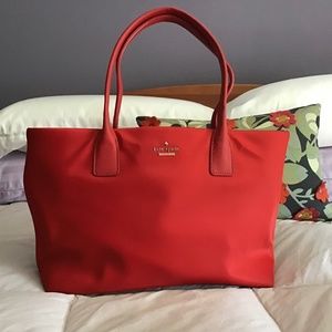 Kate Spade Classic Catie Tote/ red NWT